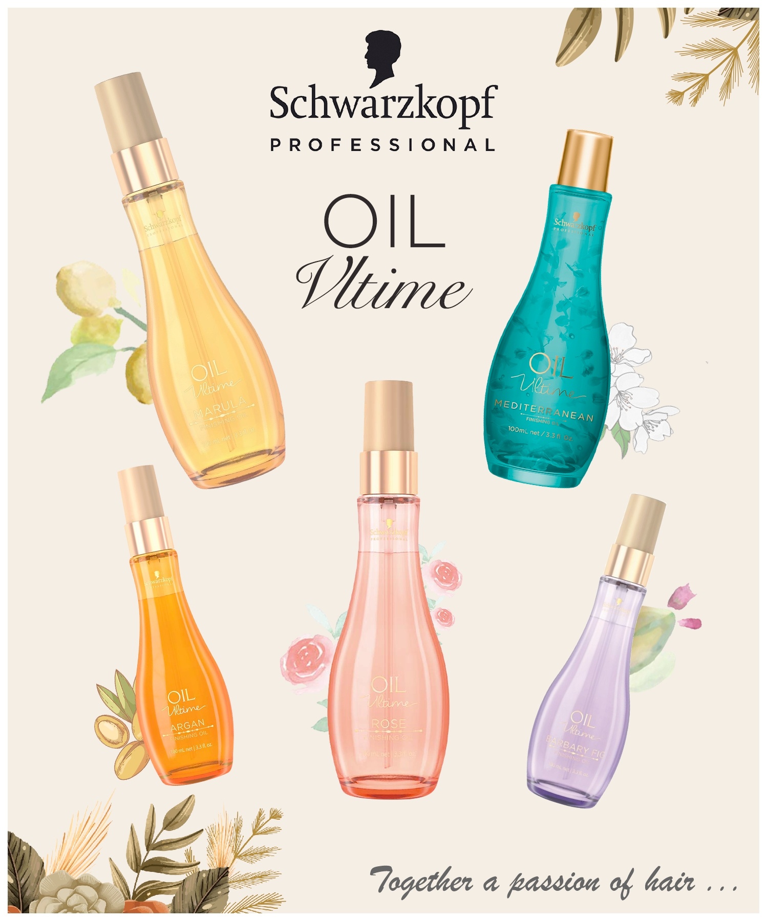 Oil. Ultime  MARULA FINISHING OIL 100ML